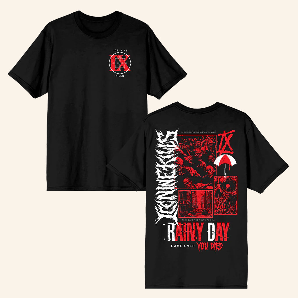 Ice Nine Kills Merch Rainy Day T-Shirt Music Lover Gifts For Him - Lily Birch Market
