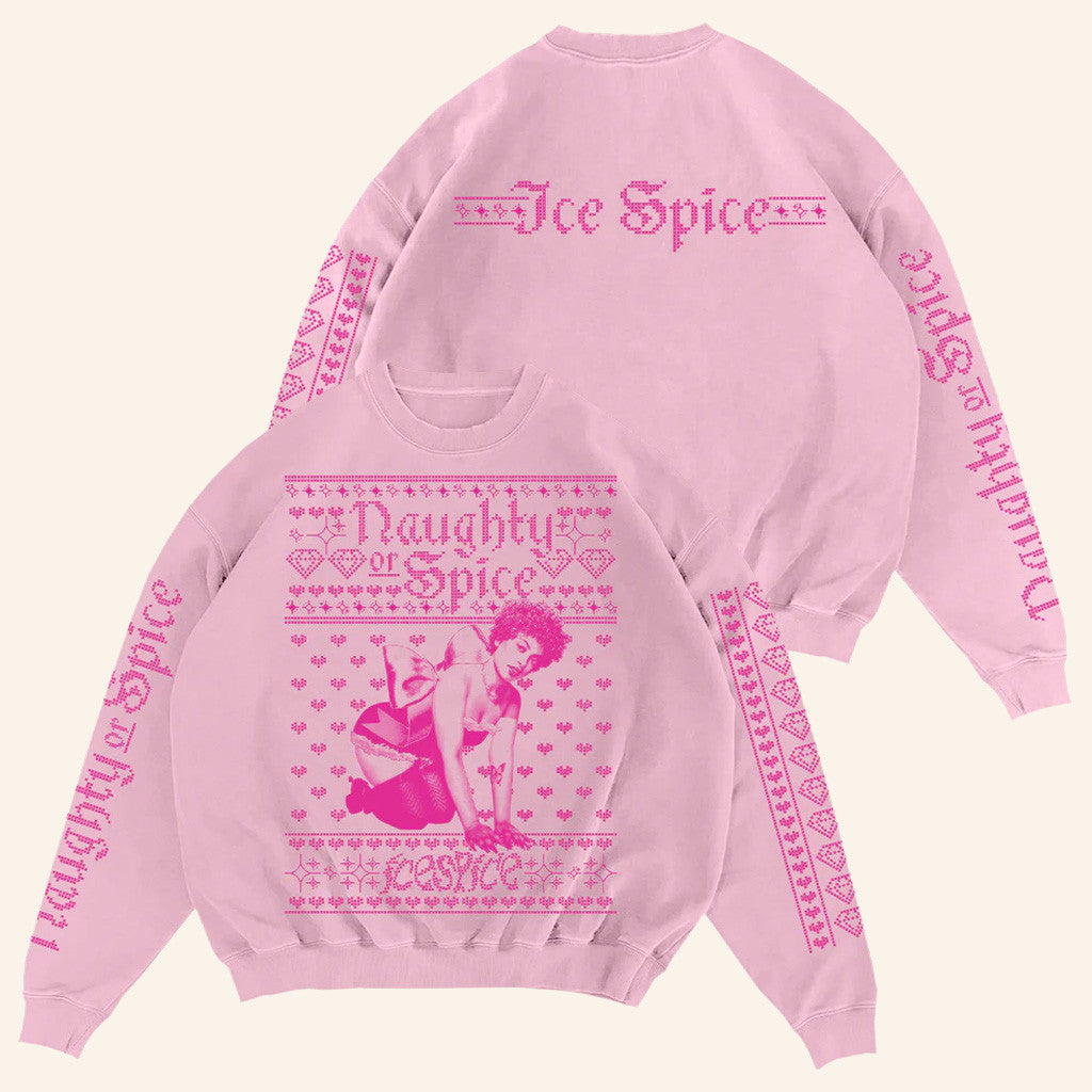 Ice Spice Merch Naughty Or Spice Sweatshirt Best Gifts For Rap Lovers - Lilybirchmarket