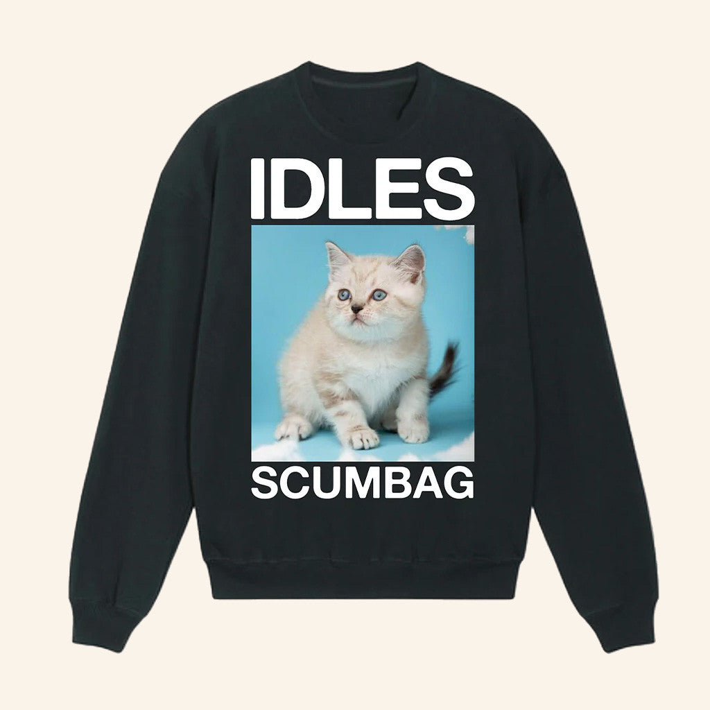 Idles Merch Scum Bag Crewneck Sweatshirt Christmas Gifts For Sister - Lilybirchmarket