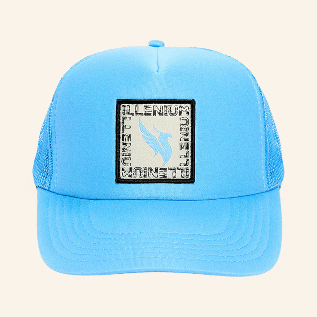 Illenium Merch Embroidered Illenium Box Trucker Hat Gifts For DJ Fans - Lilybirchmarket