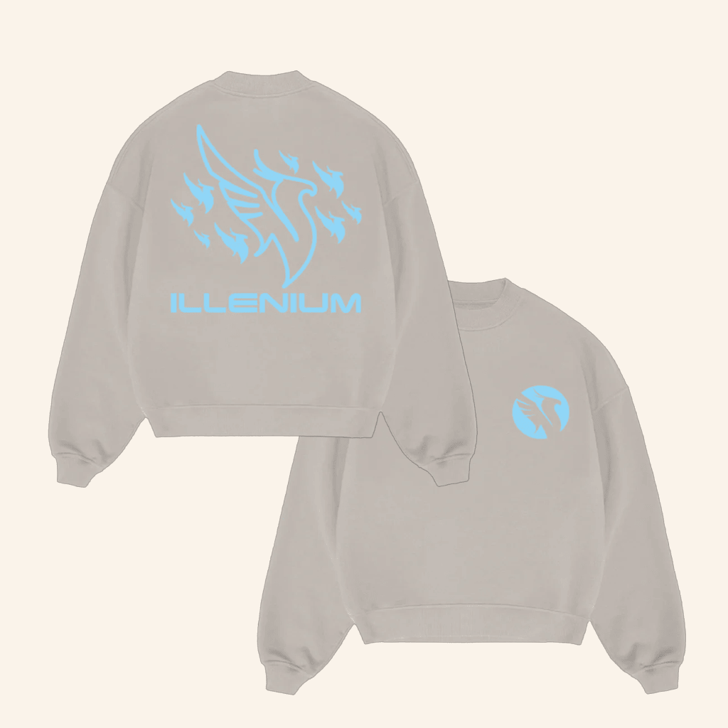 Illenium Merch Phoenix Crewneck Sweatshirt Gifts For Dudes - Lilybirchmarket