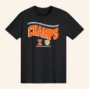 Illinois Football Merch 2025 Liberty Mutual Music City Bowl Champs T-Shirt Football Fan Gifts - Lily Birch Market