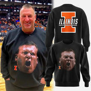 Illinois Football Merch Coach Bret Bielema Sweatshirt Funny Gifts For Fans - Lilybirchmarket