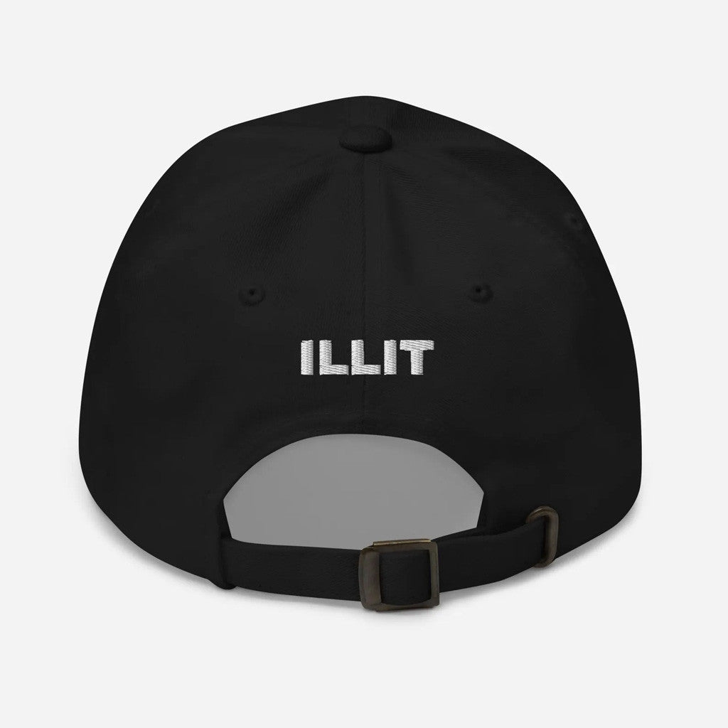 ILLIT Merch ILLIT Logo Embroidered Hat ILLIT Kpop Baseball Cap Gifts For Music Fans - Lilybirchmarket