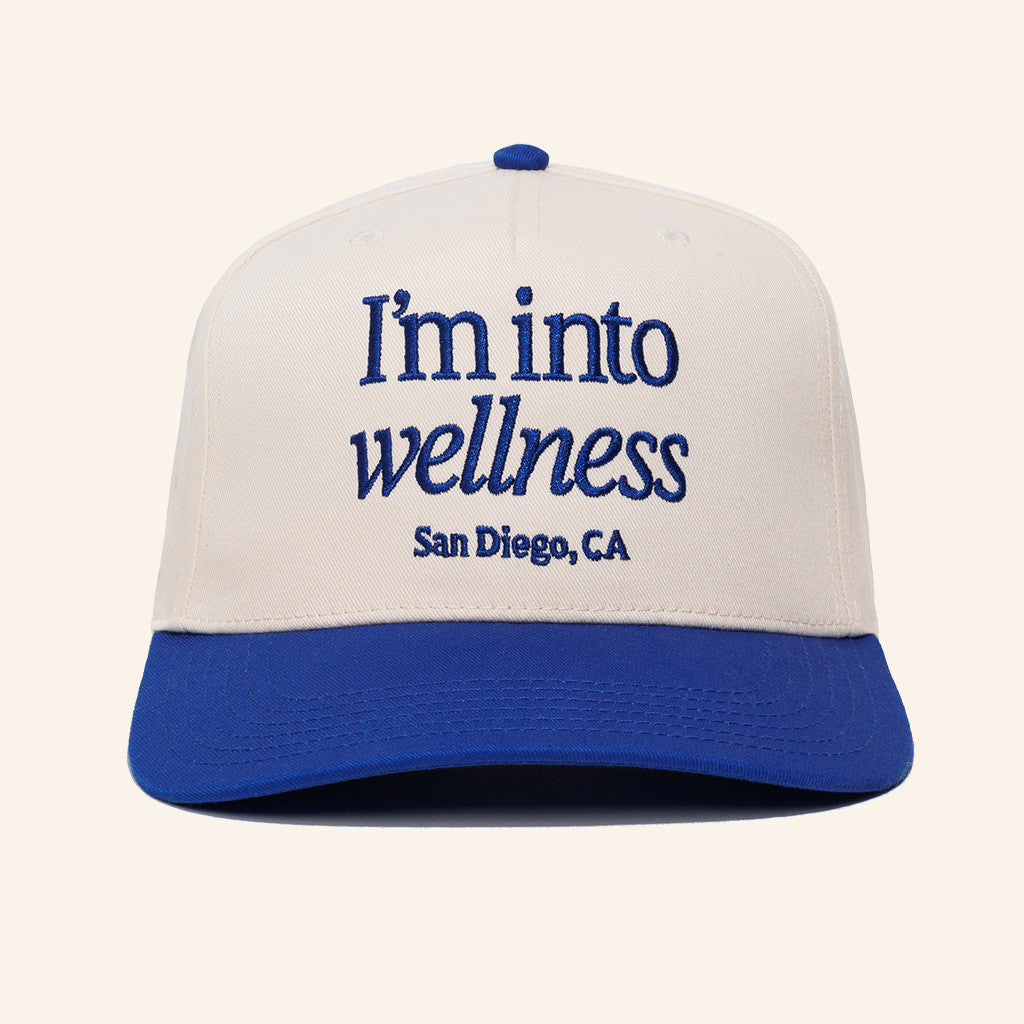 I'm Into Wellness Hat Embroidered San Diego CA Hat Gifts For Friends - Lilybirchmarket
