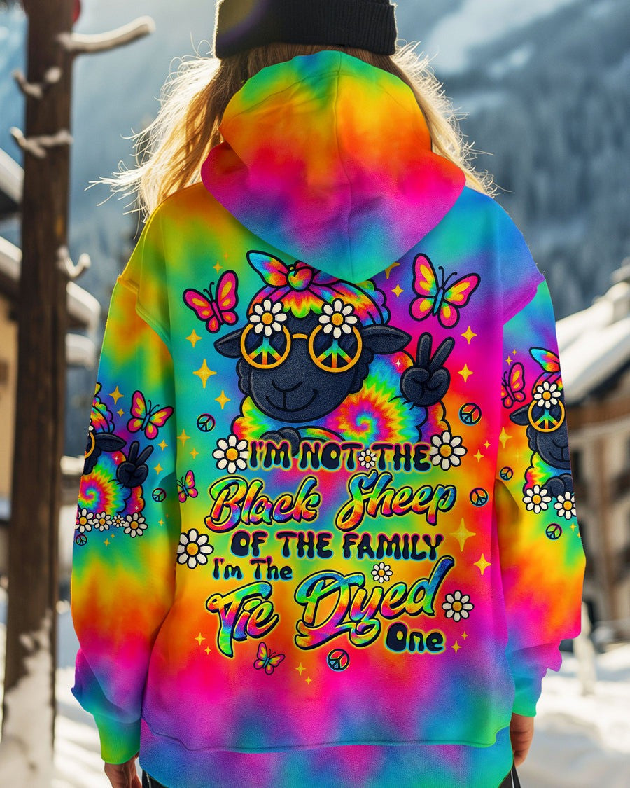 I'm Not The Black Sheep Of The Family Hoodie Hippie Tie Dye Hoodie Christmas Gifts - Lilybirchmarket