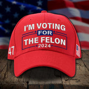 I'm Voting For The Felon Hat Take American Back Hat For Supporter - Lilybirchmarket