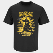 Immaculate Holy Water Pittsburgh Defend The End Zone T-Shirt Gifts For Football Fans - Lily Birch Market