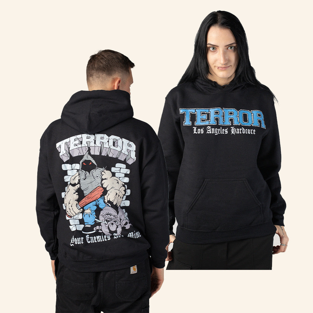Impericon Merch Terror Your Enemies Comic Hoodie Terror LA Hardcore Hoodie Gifts For Fans - Lilybirchmarket