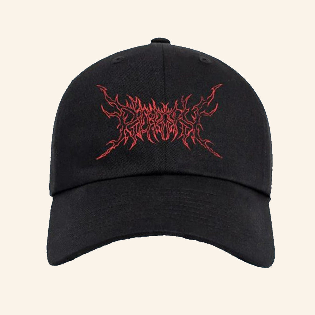 Impoppy Merch Embroidered Poppy Metal Hat Unique Gifts For Music Lovers - Lilybirchmarket