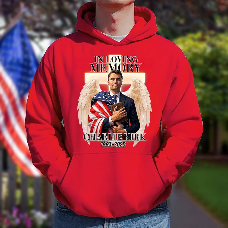 In Loving Memory Of Charlie Kirk Hoodie 1993 2025 Charlie Kirk Supporters Gift Idea - Lilybirchmarket