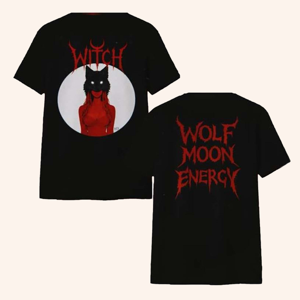 In This Moment Merch Wolf Moon Energy T-Shirt Witch Shirt Gift For Rock Lover - Lily Birch Market