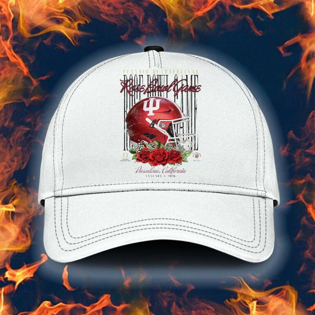 Indiana Football Merch IU Rose Bowl Game Helmet Hat Gifts For Football Lovers - Lilybirchmarket