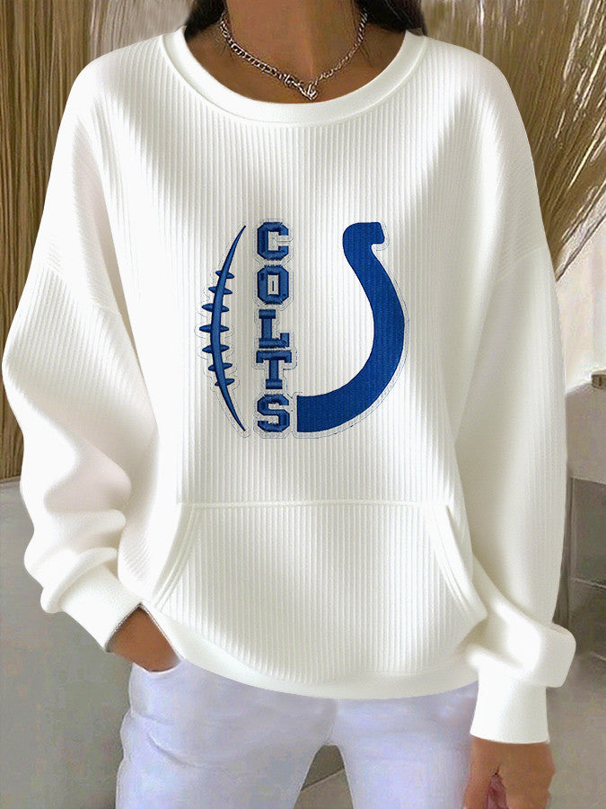 Indianapolis Football Sweatshirt Indianapolis Pride Merch Horseshoe Clothing Gifts For Mom - Lilybirchmarket