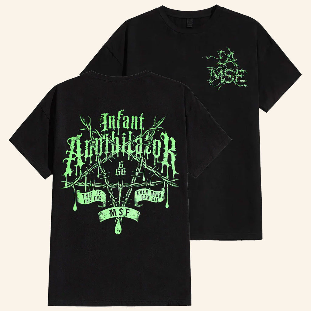Infant Annihilator Merch IAXMSF T-Shirt Black Best Gifts For Music Lovers - Lily Birch Market