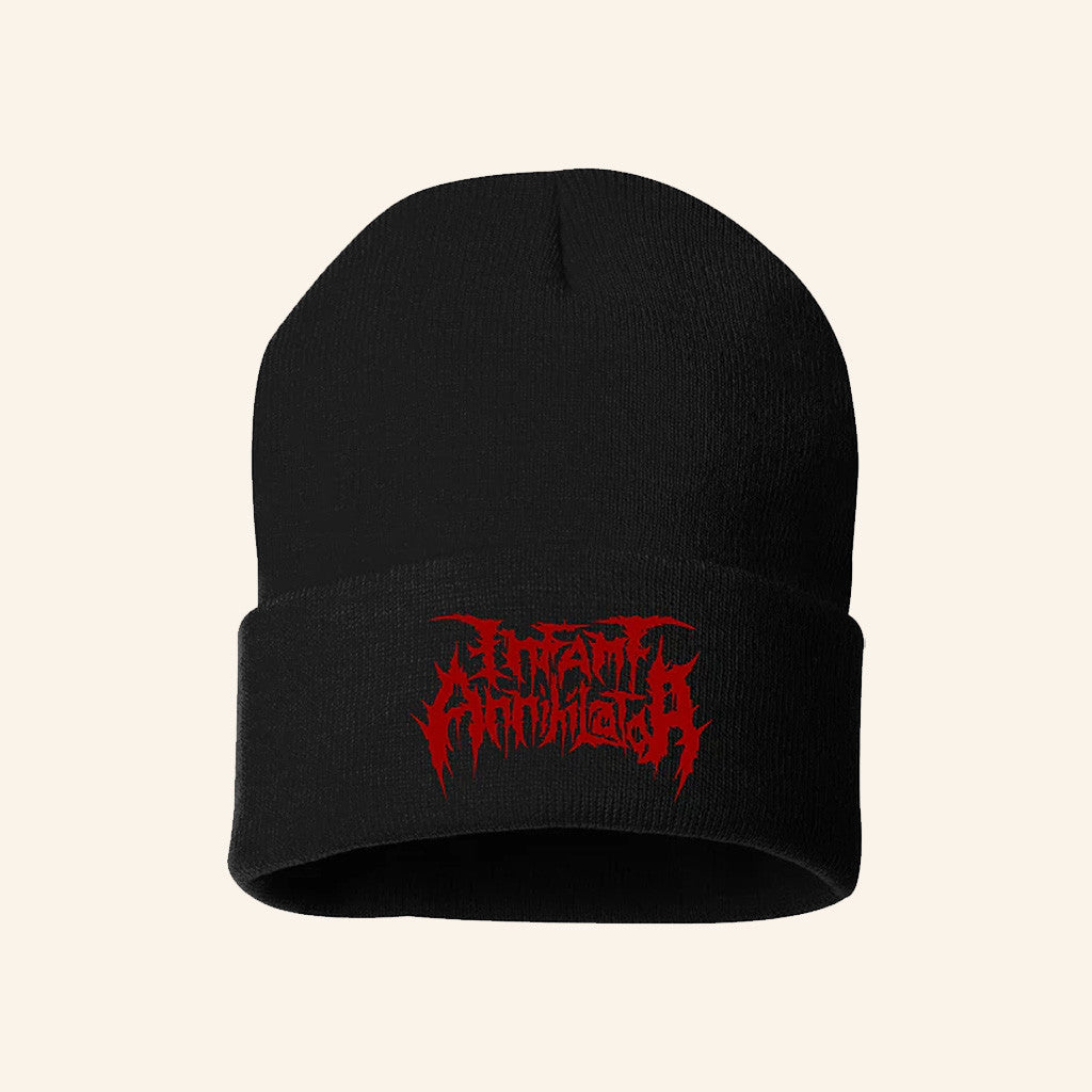 Infant Annihilator Merch Infant Annihilator Logo Beanie Music Related Gifts For Guys - Lilybirchmarket