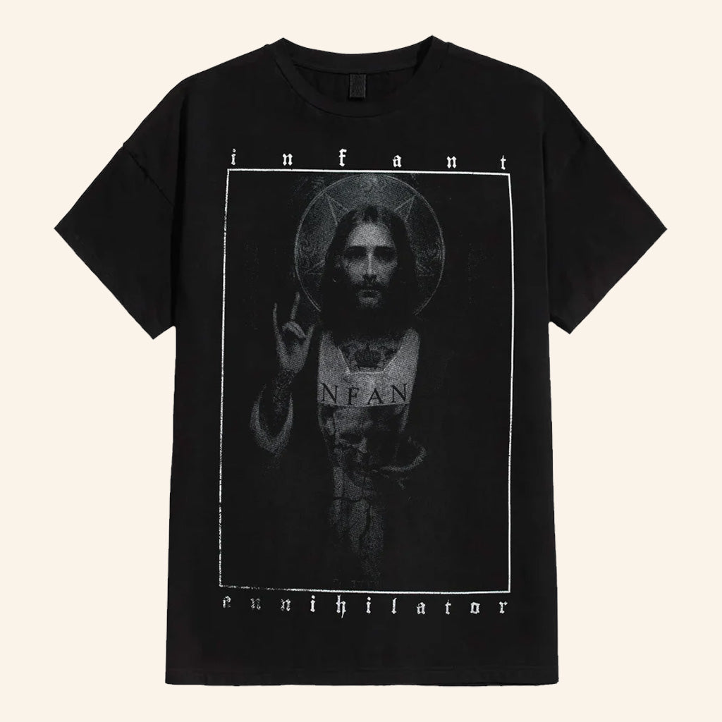 Infant Annihilator Merch Jesus T-Shirt Christian Based Apparel Gifts For Band Lovers - Lily Birch Market