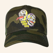Insane Clown Posse Merch Spooky Clowns Camo Trucker Hat Gifts For Hip Hop Fans - Lilybirchmarket