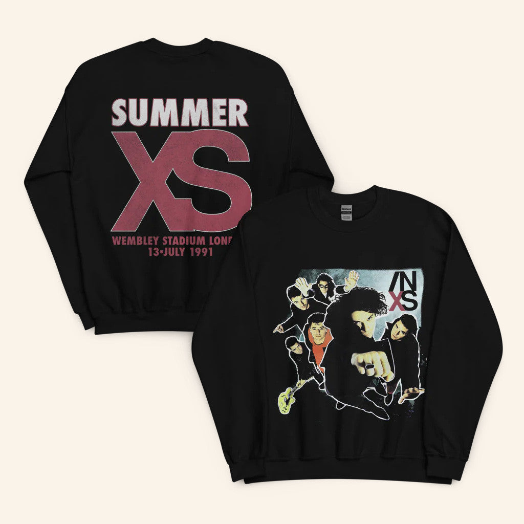 INXS Merch INXS Live At Wembley 1991 Sweatshirt Birthday Gift For Dad - Lilybirchmarket