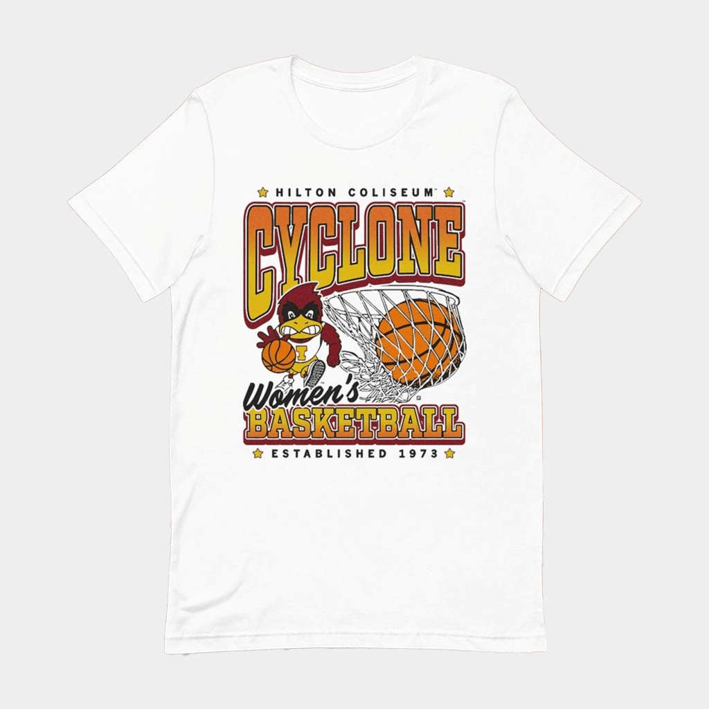 Iowa State Women's Basketball Hilton Coliseum Est 1973 Mascot T-Shirt Gifts For Basketball Fan - Lily Birch Market