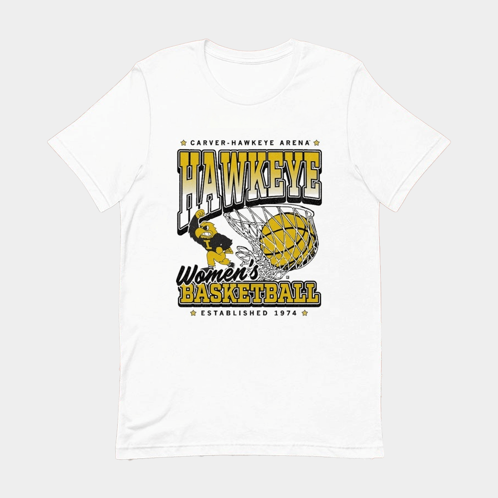 Iowa Women's Basketball Carver Arena Est 1974 Mascot T-shirt Best Gifts For Basketball Lovers - Lily Birch Market