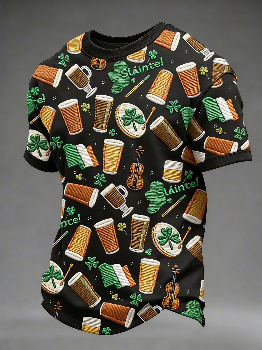  Ireland Culture T-Shirt St Patrick's Day Men's Apparel Gifts For Irish Dad - TradiViet