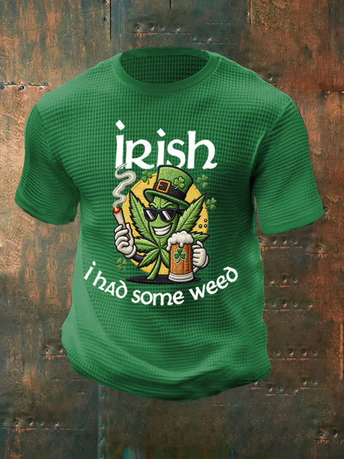  Irish I Had Some Weed T-Shirt St Patricks Shirts Funny St Patrick's Day Gift Ideas - TradiViet