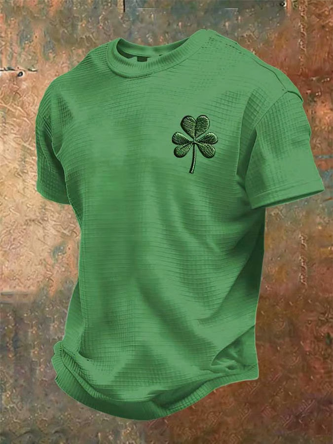  Irish Saint Patrick's Day Shamrock Waffle T-Shirt St Patricks Shirts Gifts For Brother - TradiViet