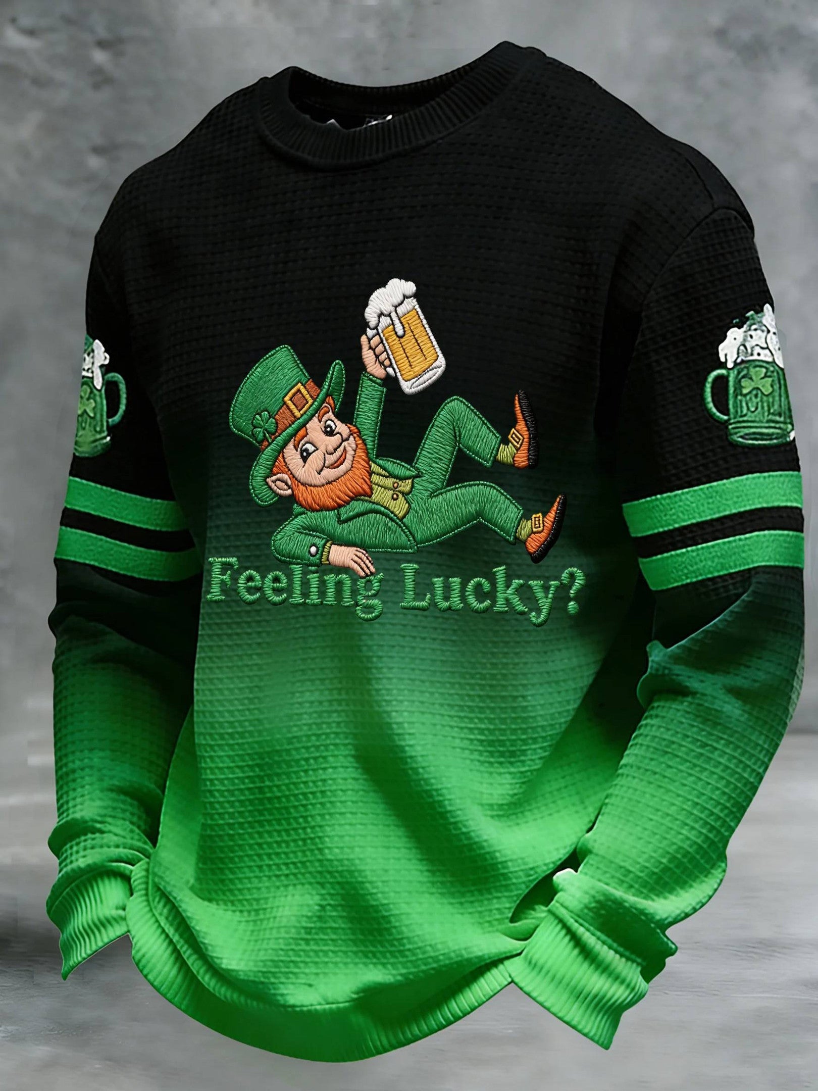  Irish St. Patrick's Day Drunken Leprechaun Funny Long Sleeve T Shirt St Patty'S Day Gift Ideas - TradiViet