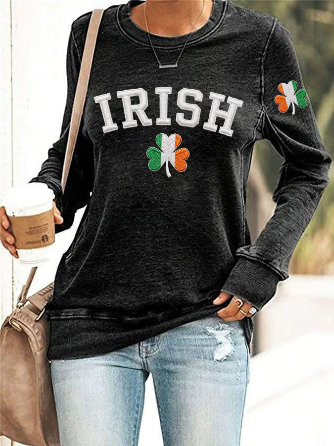  Irish St Patrick's Day Sweatshirt Irish Spirit St Pattys Clothes Great St Patrick's Gift Ideas - TradiViet