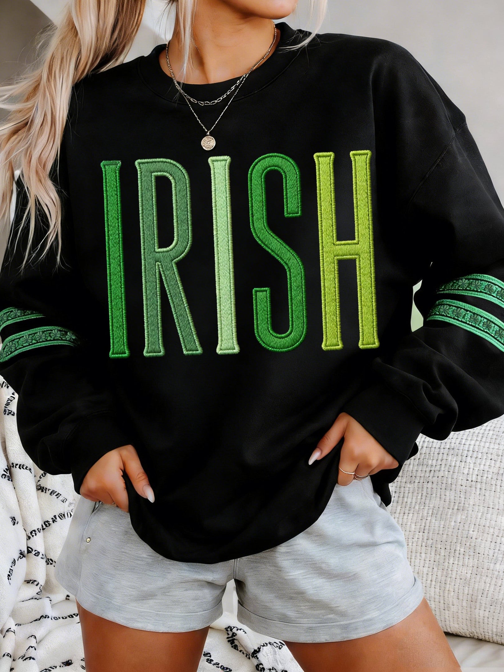  Irish Sweatshirt Forever Irish Saint Patricks Day Shirts Good St Patrick's Day Gifts - TradiViet