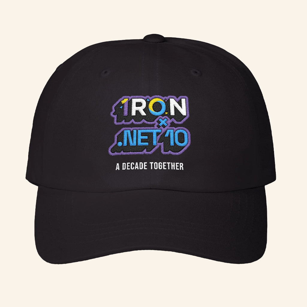 Iron Software Merch Net 10 X Iron 10 Embroidered Hat Xmas Presents For Him - Lilybirchmarket