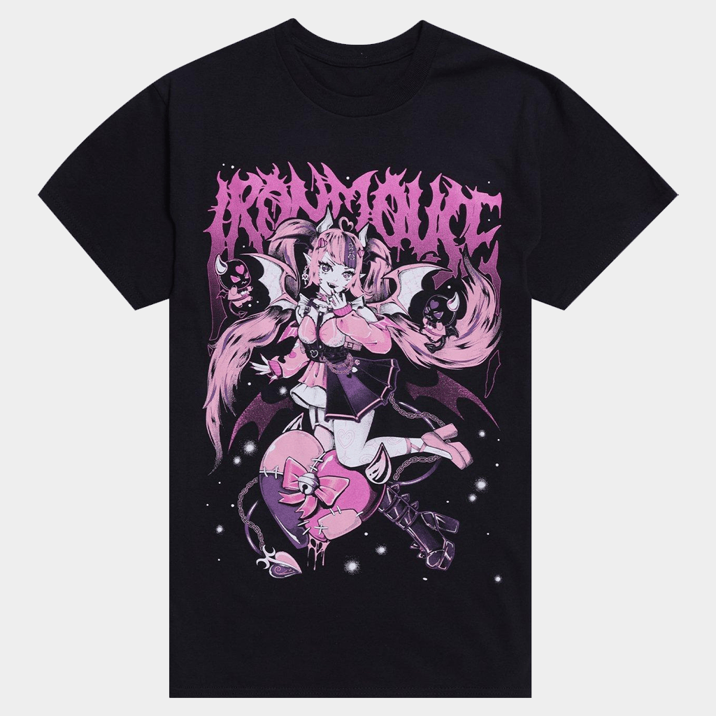 Ironmouse Merch Iron Mouse Portrait Metal T-Shirt Present For Sister - Lily Birch Market