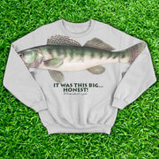It Was This Big Fish Sweatshirt Ask Me How Big It Was Sweatshirt Honest Big Fish Sweatshirt - Lilybirchmarket