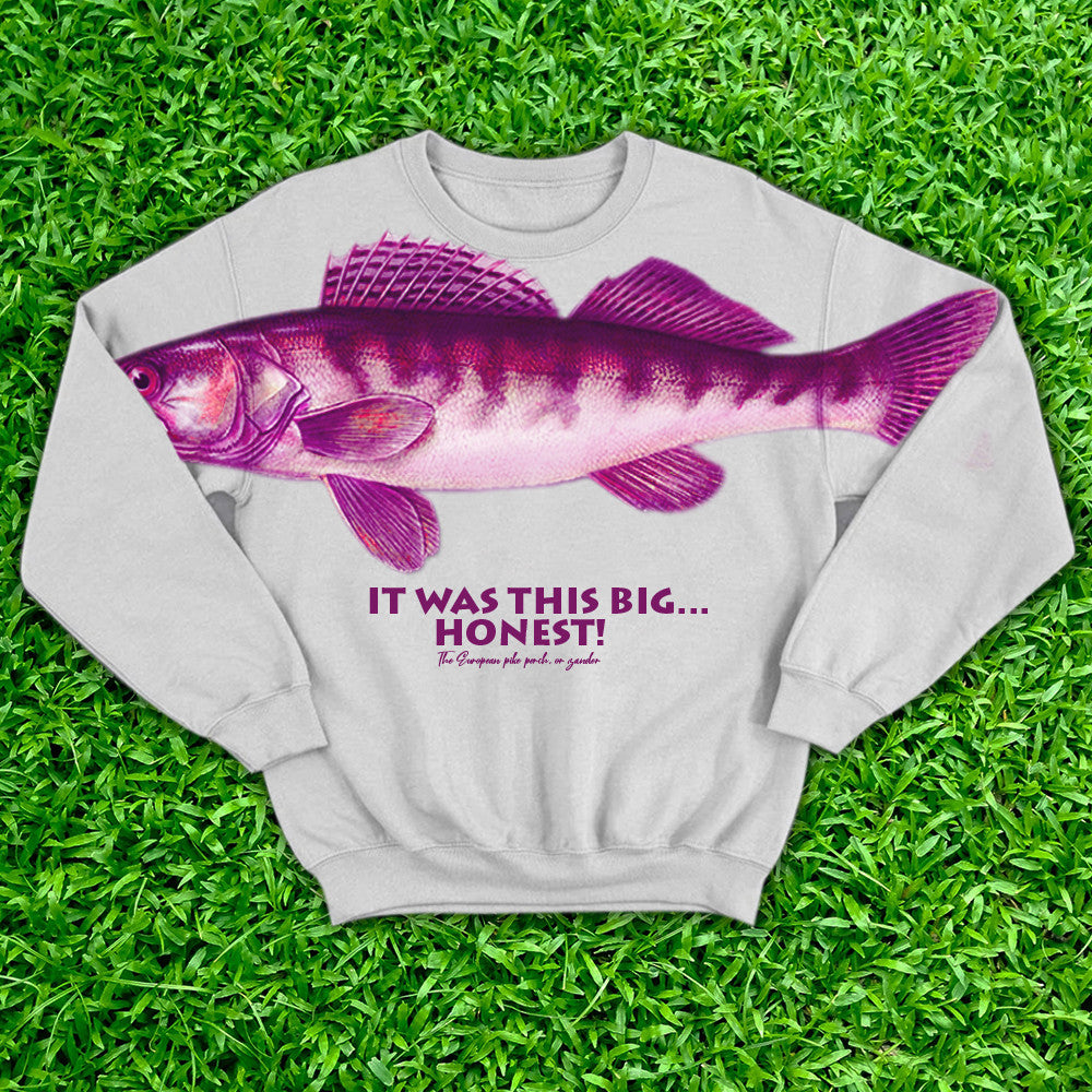 It Was This Big Fish Sweatshirt Ask Me How Big It Was Sweatshirt Honest Big Fish Sweatshirt - Lilybirchmarket
