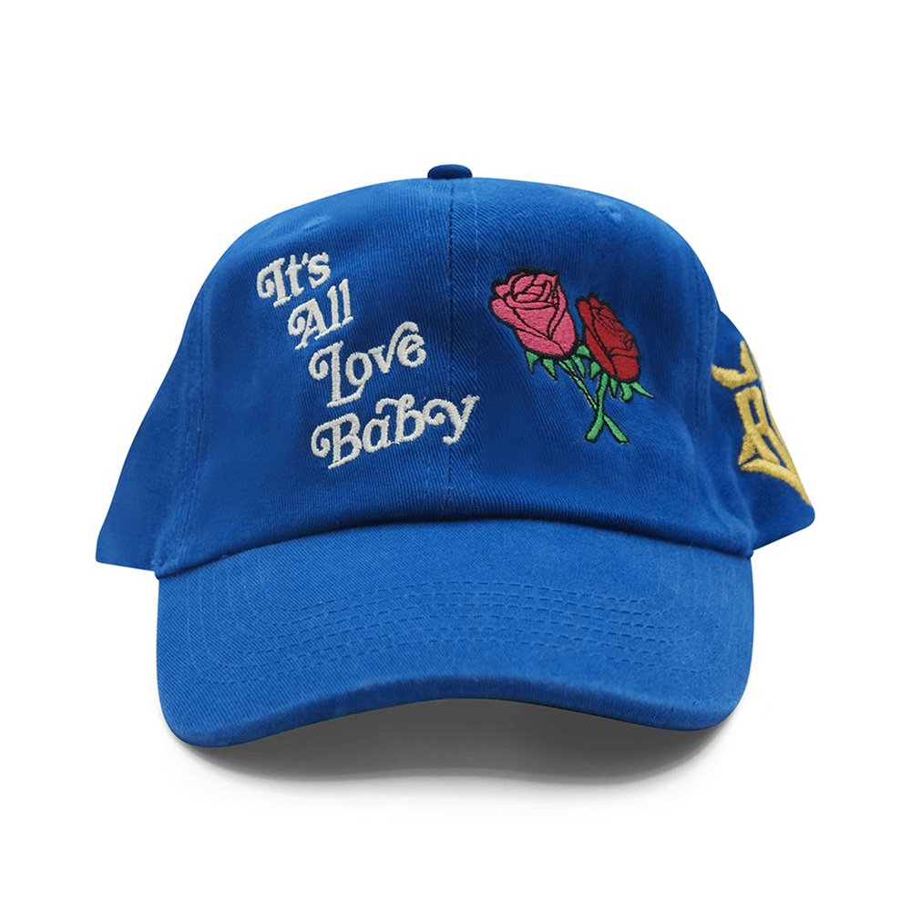 It's All Love Baby Dad Hat Blue Unique Father's Day Gifts - Lilybirchmarket