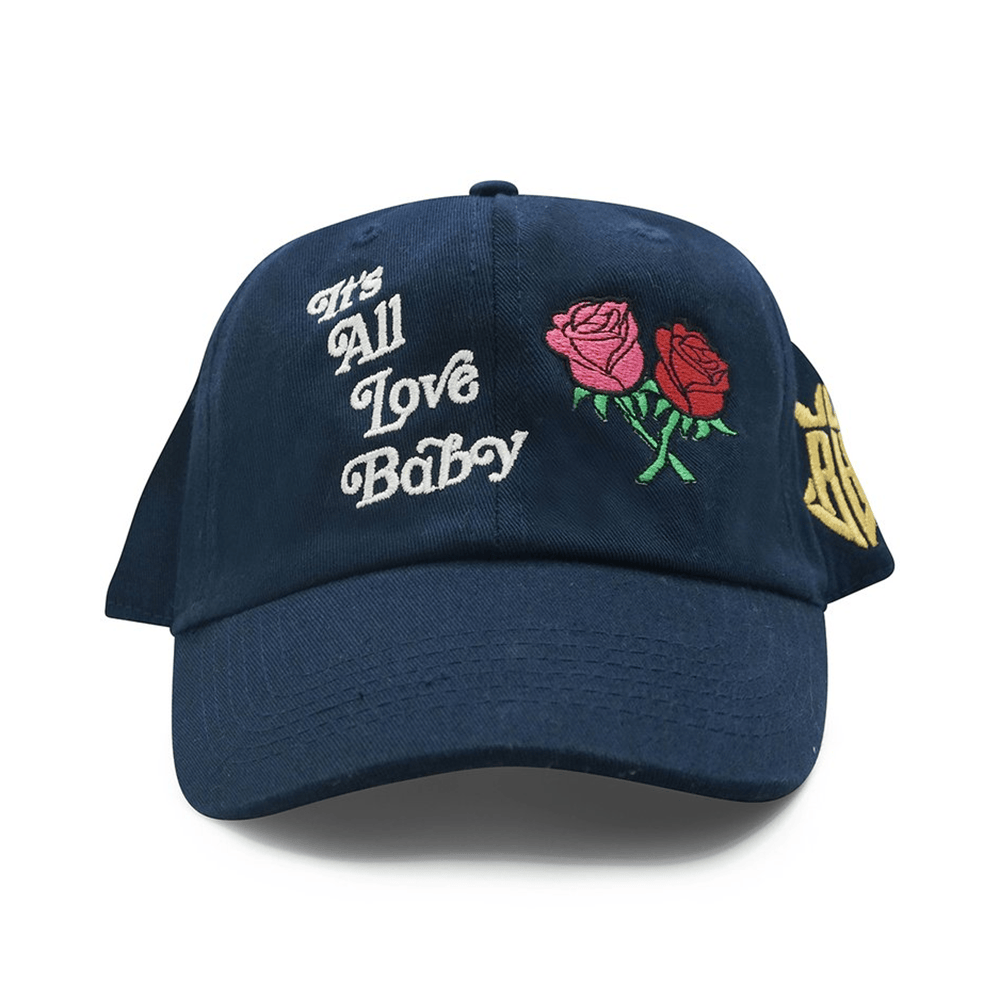 It's All Love Baby Dad Hat Navy Meaningful Father's Day Gifts - Lilybirchmarket