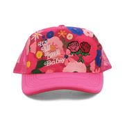 It's All Love Baby Trucker Hat Pop Flower Hat Gifts For Mother - Lilybirchmarket