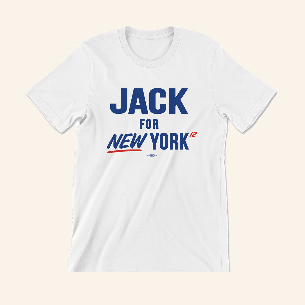 Jack For New York Merch Jack For New York White T-Shirt Gifts Ideas For Husband - Lily Birch Market