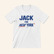 Jack For New York Merch Jack For New York White T-Shirt Gifts Ideas For Husband - Lily Birch Market