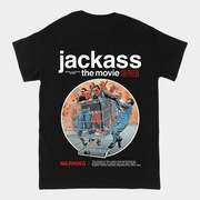 Jackass Merch Jackass The Movie Cover Art T-Shirt Gifts Ideas For Him - Lily Birch Market