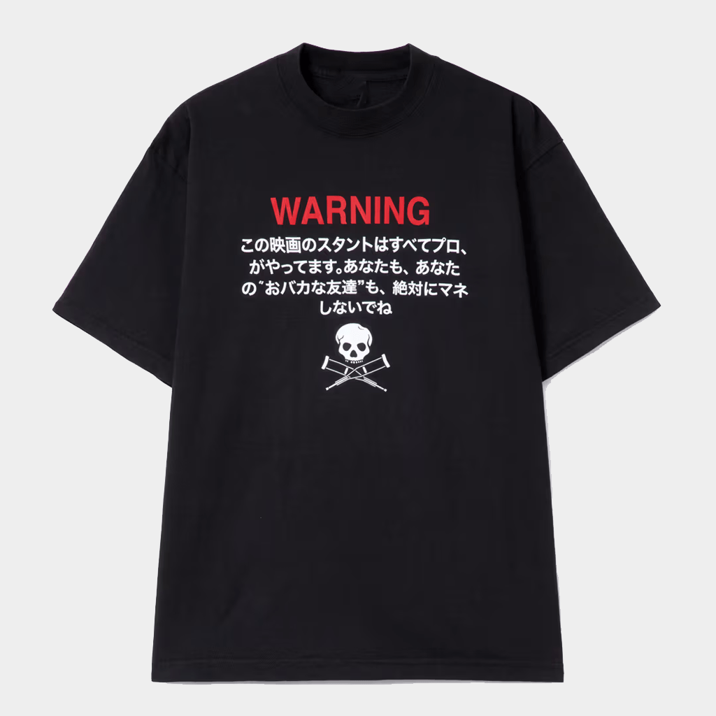 Jackass X Babylon Warning T-Shirt Black Unique Gifts For Husband - Lily Birch Market