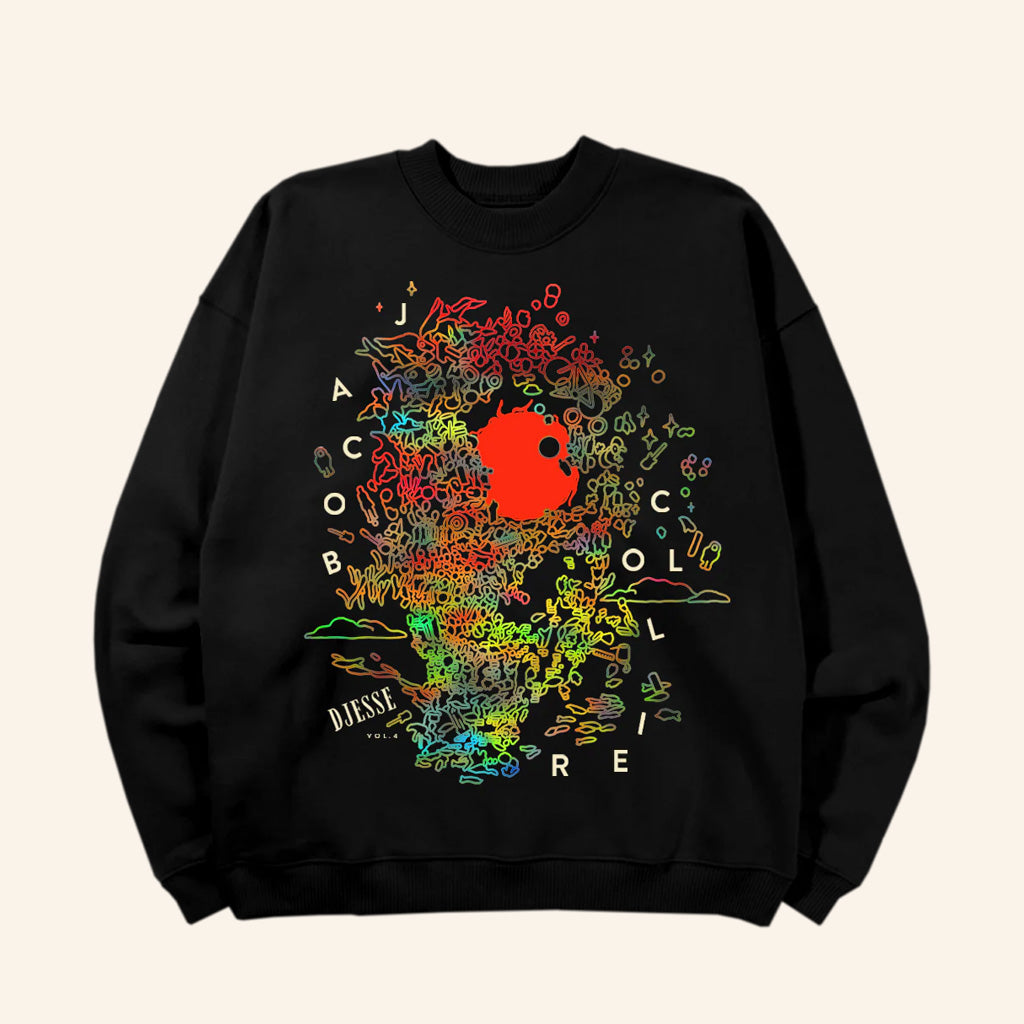 Jacob Collier Merch Djesse Vol 4 Doodle Sweatshirt Gifts For Music Lovers - Lilybirchmarket