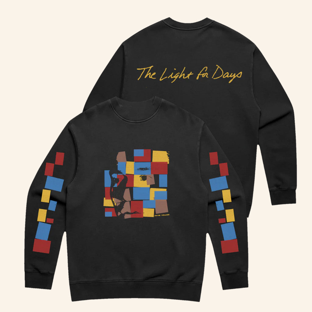Jacob Collier Merch The Light For Days Mosaic Sweatshirt Music Gift Ideas For Guys - Lilybirchmarket