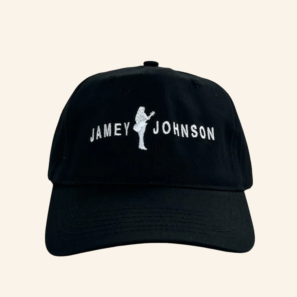 Jamey Johnson Merch Black Logo Embroidered Hat Best Gifts For Music Lovers - Lilybirchmarket