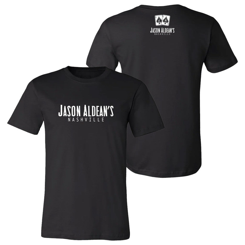 Jason Aldean Merch Tour 2025 Jason Aldean's Nashville Black Logo T-Shirt Gifts For Him - Lily Birch Market