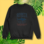 Jaws Theme Quint's Shark Fishing Retro Cult Sweatshirt Jaws Merch Movie Lovers Gifts - Lilybirchmarket