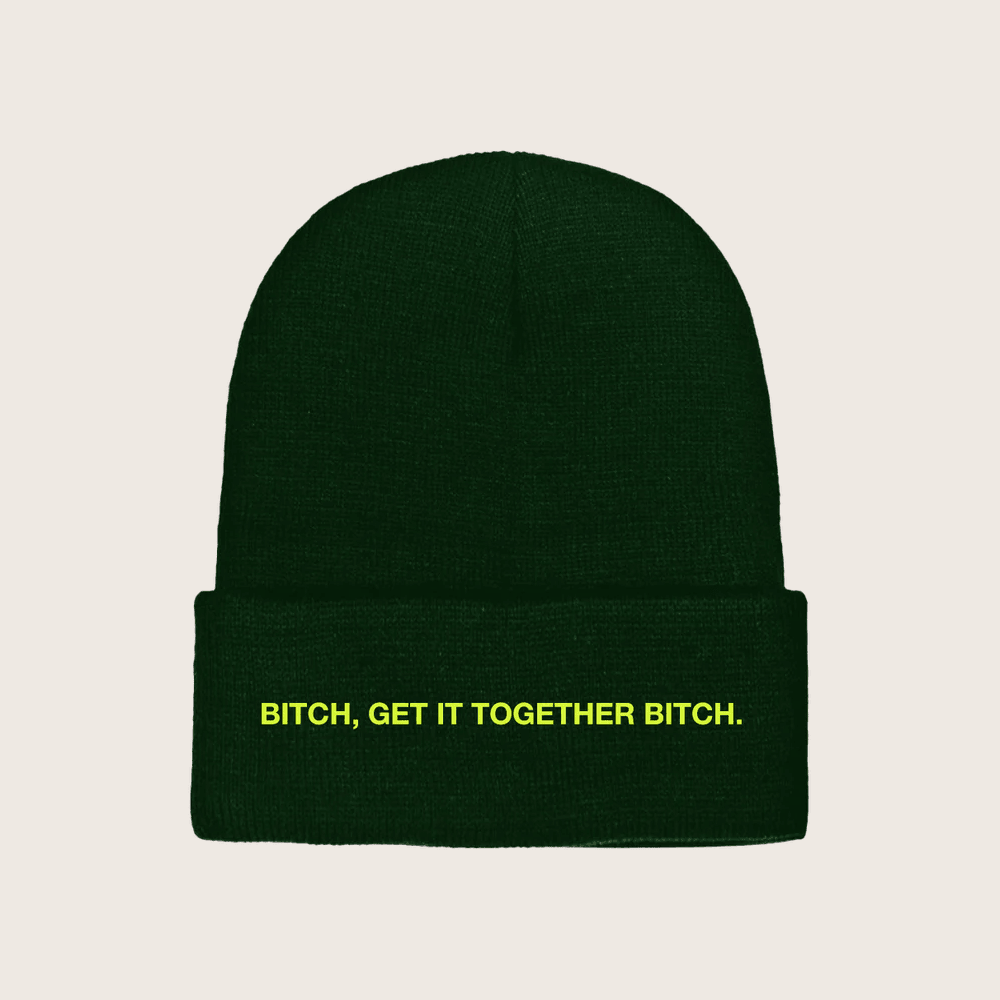 Jazmine Sullivan Merch Get It Together Btch Beanie Christmas Ideas For Her - Lilybirchmarket