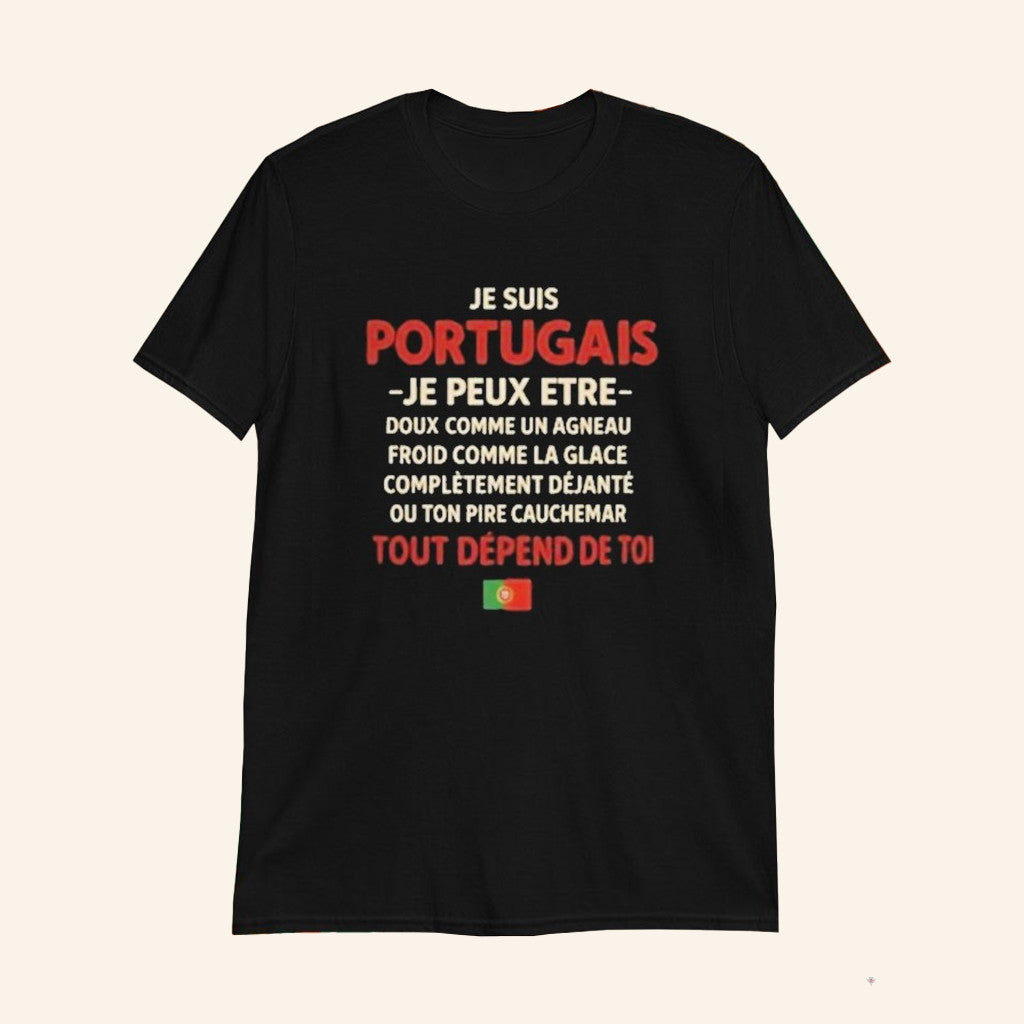 Je Suis Portugais Portuguese T-Shirt Je Suis Portugais Funny Quote Shirt Gifts For Friends - Lily Birch Market