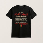 Je Suis Portugais T-Shirt Funny Quote Shirt Portuguese Pride Gifts For Friends - Lily Birch Market